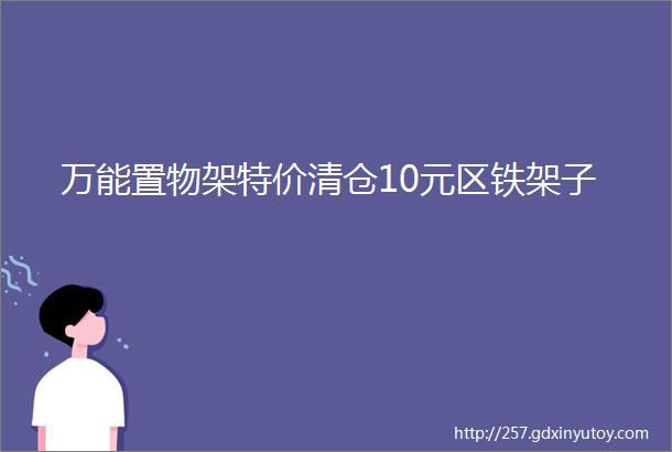 万能置物架特价清仓10元区铁架子