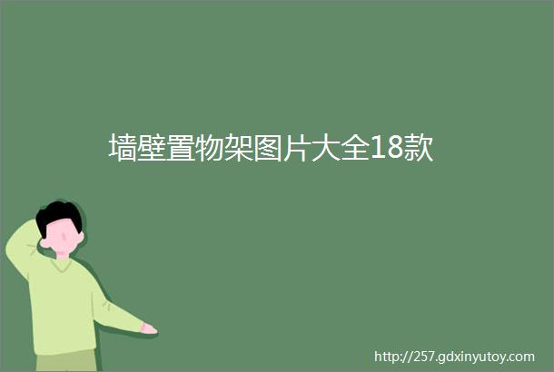 墙壁置物架图片大全18款